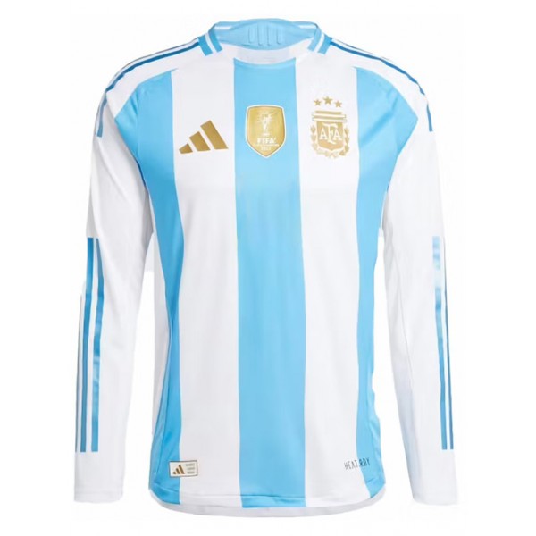 Argentina maglia a maniche lunghe per la casa uniforme da calcio prima maglia da calcio da uomo top maglia sportiva 2024 Euro Cup